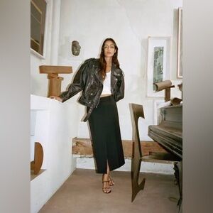 3 for $60 | Mango Tailored Black Pencil Skirt, Size 4